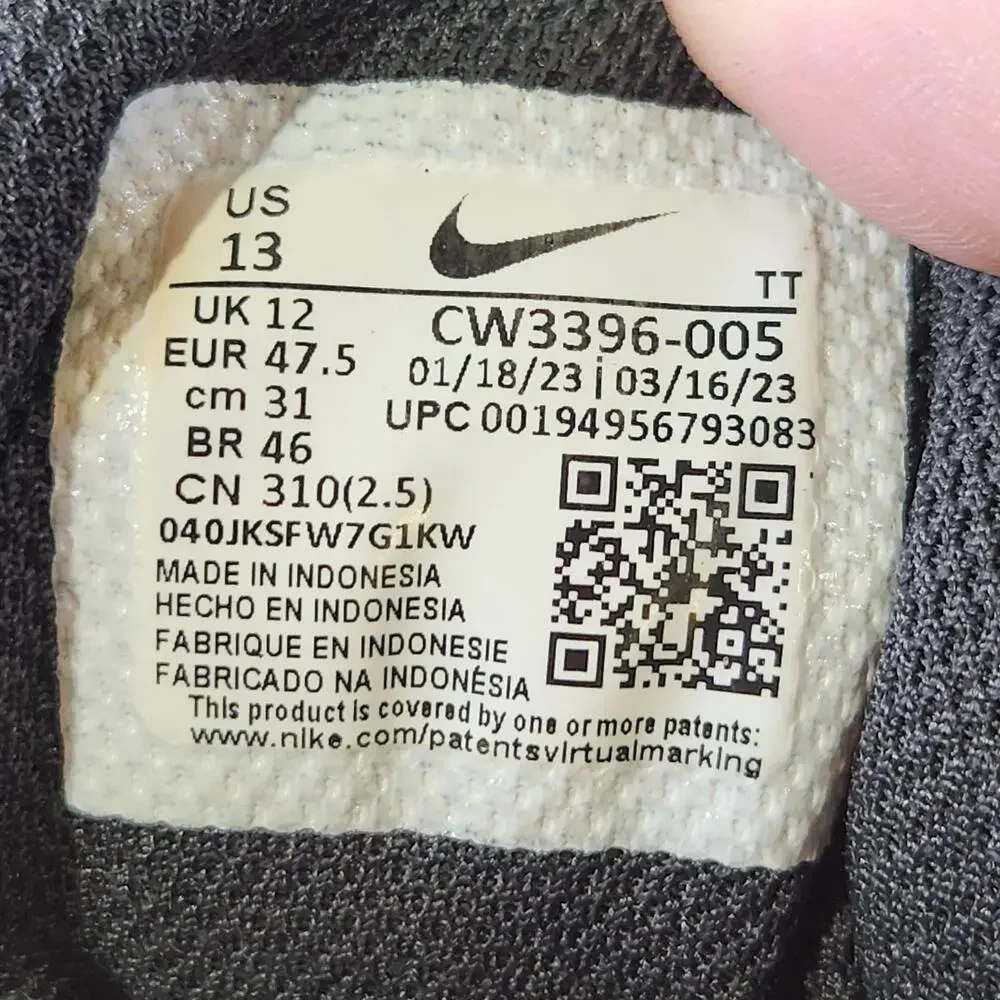 Nike Air Max Alpha Trainer 4 Shoes Mens 13 Gray Training Sneakers CW3396-005